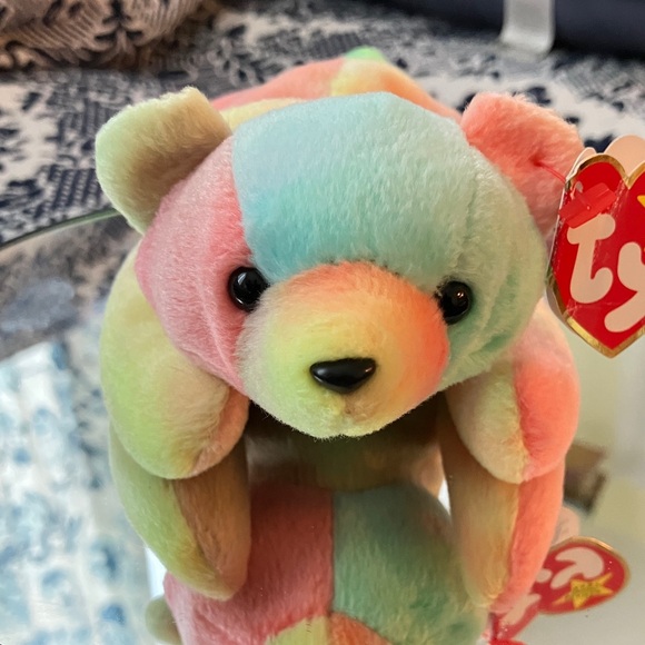 VINTAGE TY SAMMY BEANIE BABIES Bear  1999 PE JUNE 21 1998 - Picture 10 of 12